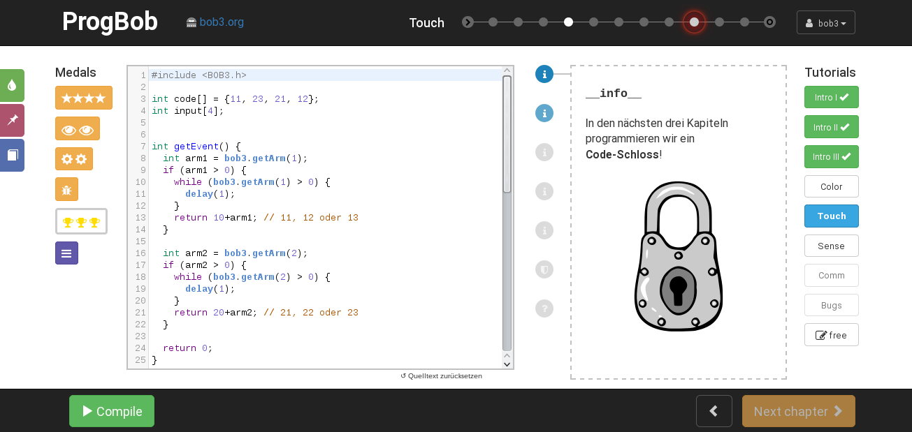 BOB3 Coding Tutorial