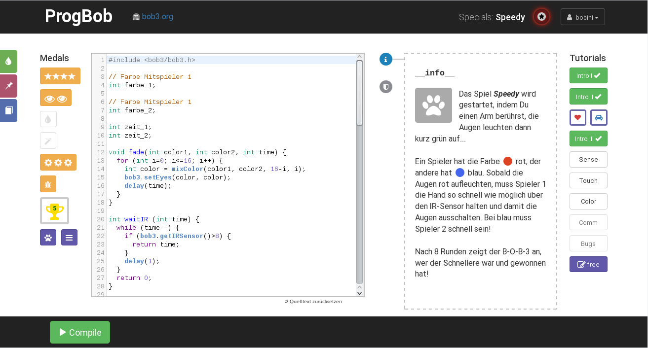 BOB3 Coding Tutorial