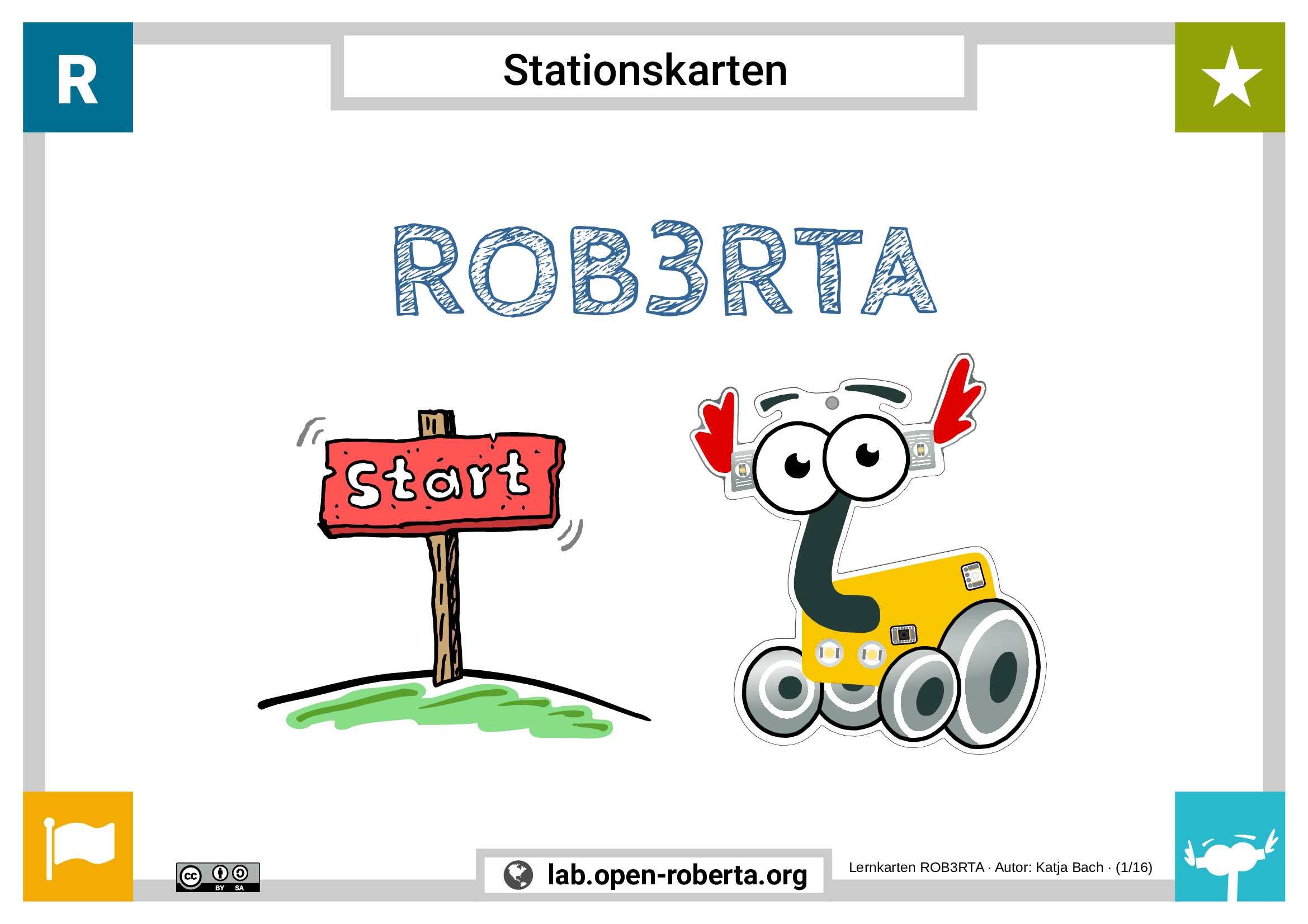 Lernstation R - Rob3rta Lernstation R - Rob3rta - Deckblatt