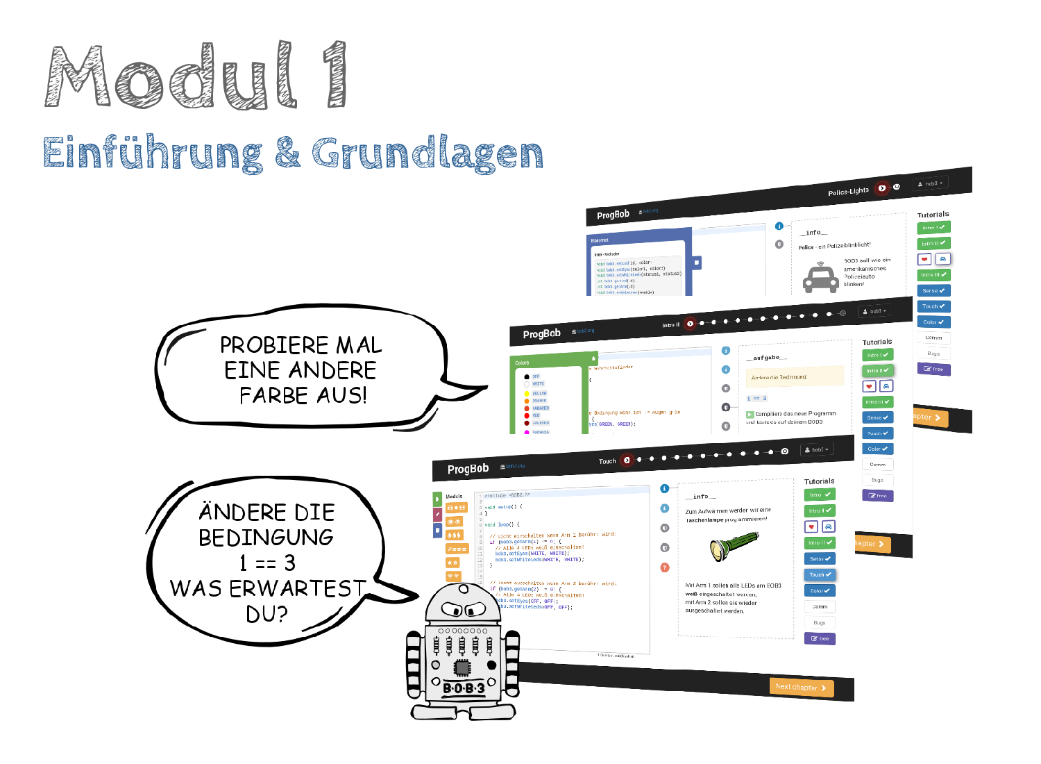 Lernstation A - Einführung - Deckblatt